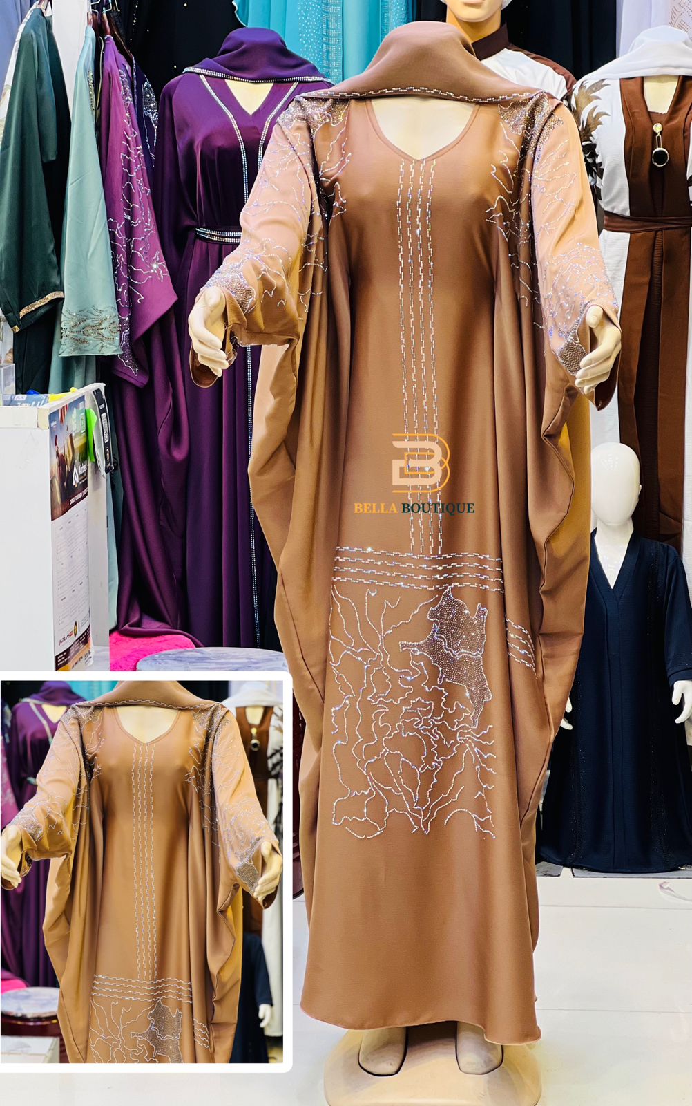 Elegant Brown Abayas for Women: Timeless Style and Sophistication