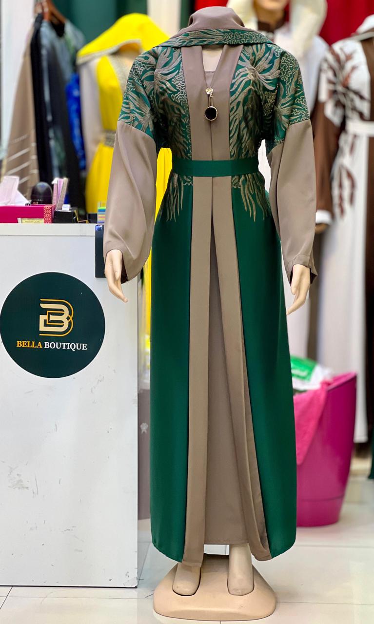 Shop Stylish Green & Printed Abayas for Women